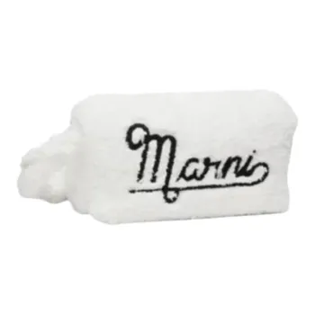 MARNI Fabric Shoulder Bag Women's White