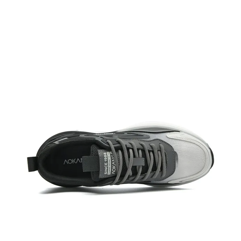 AOKANG Cushioning Abrasion Resistant Lightweight Height Increasing Mat Low Top Running Shoes Men's-5