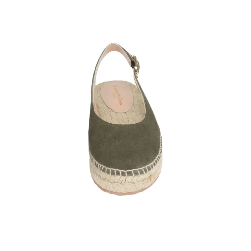 GIANVITO ROSSI Paz Casual Single Shoes Women's Green-3