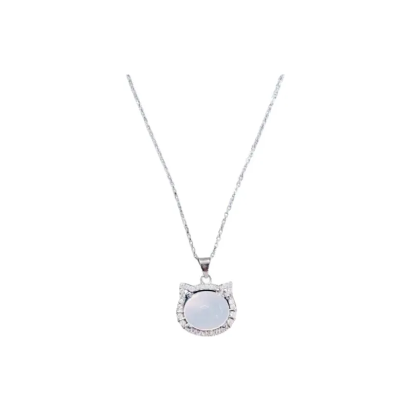 JUNWEN Chalcedony Necklaces Women's-0