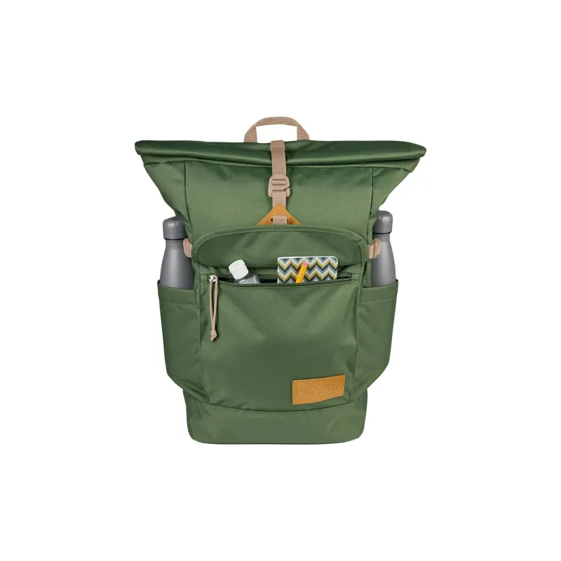 JanSport Polyester Backpack Travel Bag 31L Unisex Green-1