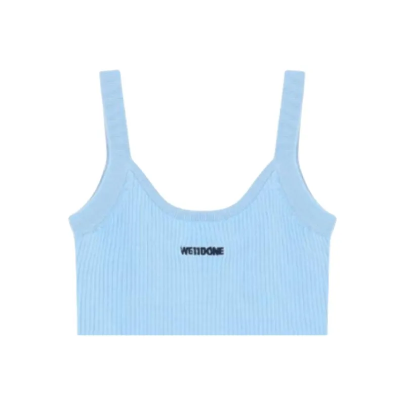 WE11DONE SS25 Tank Top Women's Sky Blue-2