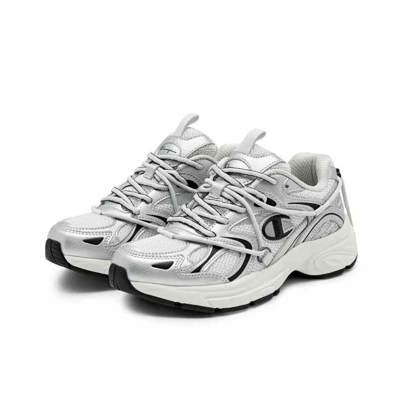 Champion Wear resistant And Lightweight Running Shoes Unisex Silver-2