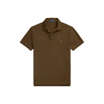Polo Ralph Lauren SS25 Polo Shirt Men's Natural Brown