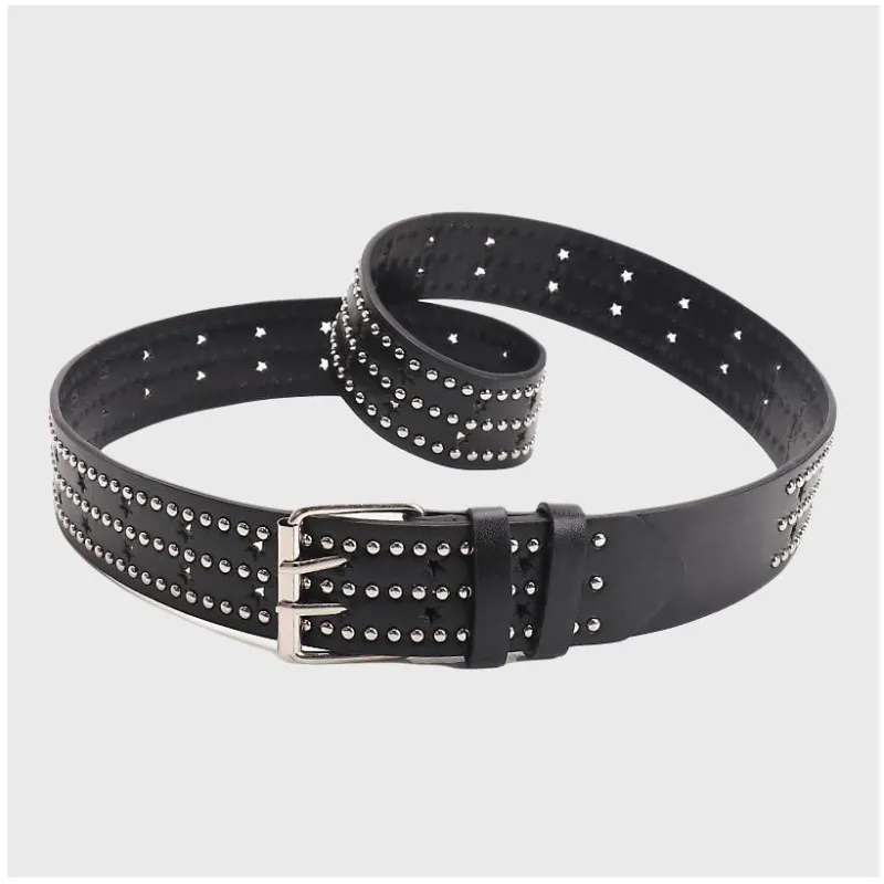 JEANSWEST PU Leather Belts Men's 2.8CM-2