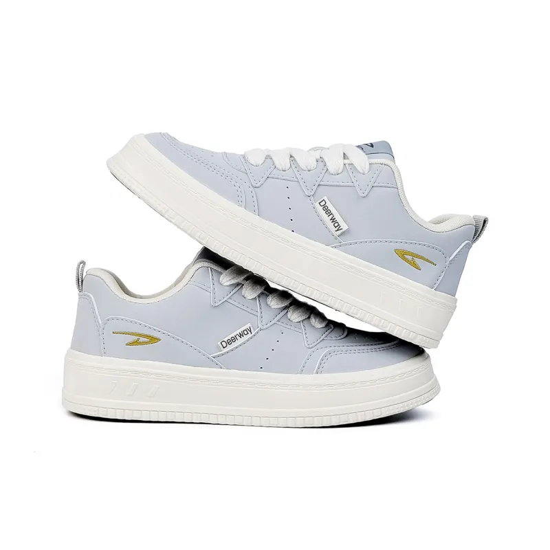 DEERWAY Wear resistant, Lightweight, Breathable, And Non slip. Low Top Casual Shoes Women's Blue-2