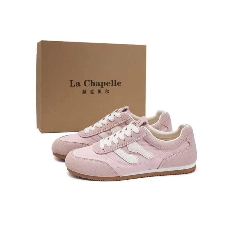 La Chapelle Low Top Skateboard Shoes Women's Pink-0