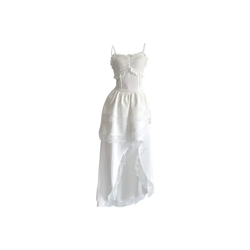 Qiuerle Slip Dresses Women's-0