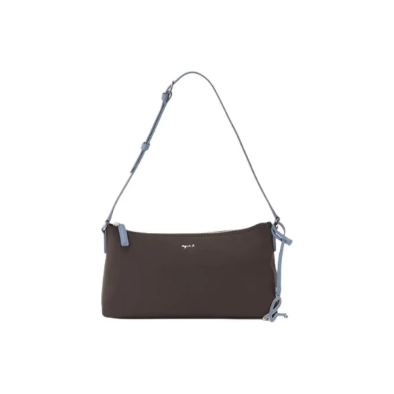 Agnès B. Logo Plaque Zip fastening Cross Body Bag-6