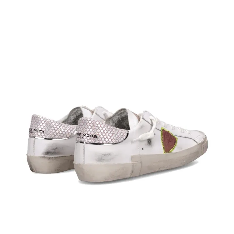 PHILIPPE MODEL Prsx Tennis Low Top Skateboard Shoes Women's White-2