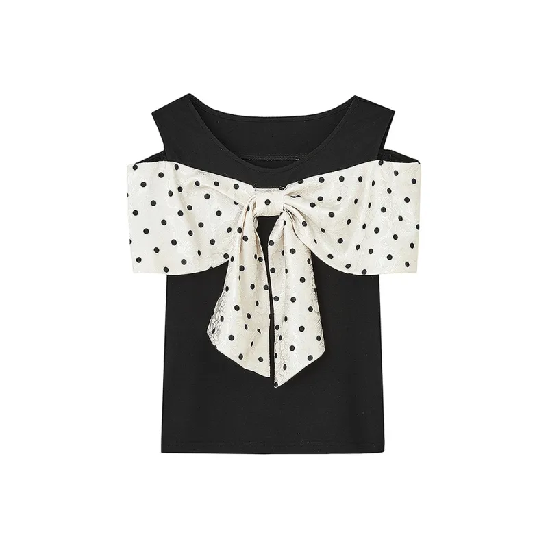 LUYOUYE T Shirts Women's Black-0