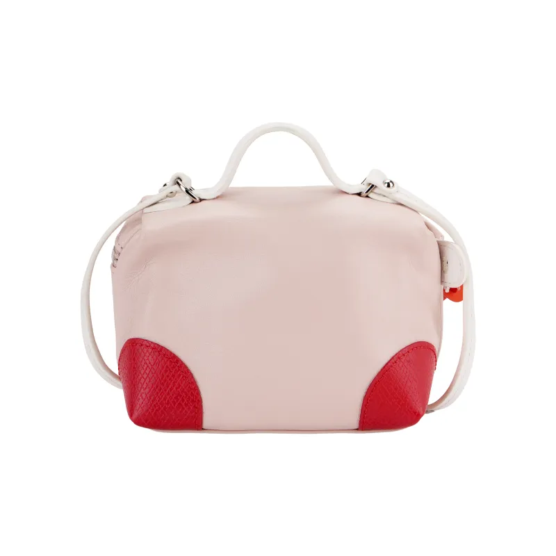 LONGCHAMP Le Pliage Xtra Metis Leather With Cow Leather Handbag, Shoulder Bag, Crossbody Bag Mini Women's Rose Pink-2