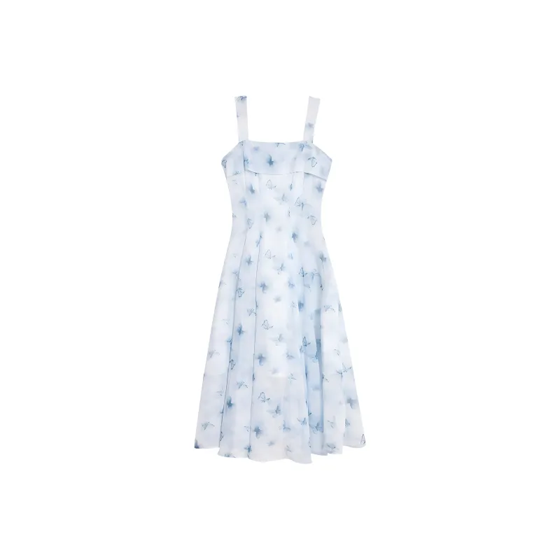 ZAZN Slip Dresses Women's Lake Blue-0