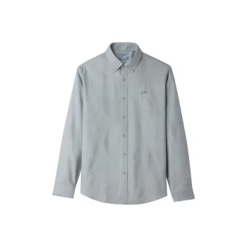 HLA Shirts Men Medium Gray Pattern 62