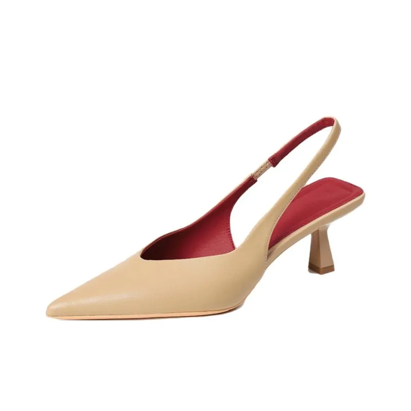 Beijiani High Heels Women's Black, Ecru, Khaki-14