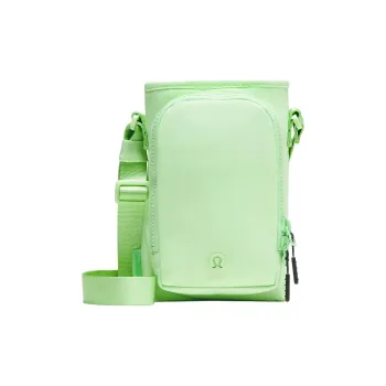 Lululemon Nylon Shoulder Bag, Crossbody Bag Unisex Turquoise
