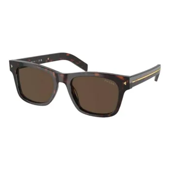 PRADA Acetate, Plastic, Metal Butterfly Sunglasses Unisex Umber