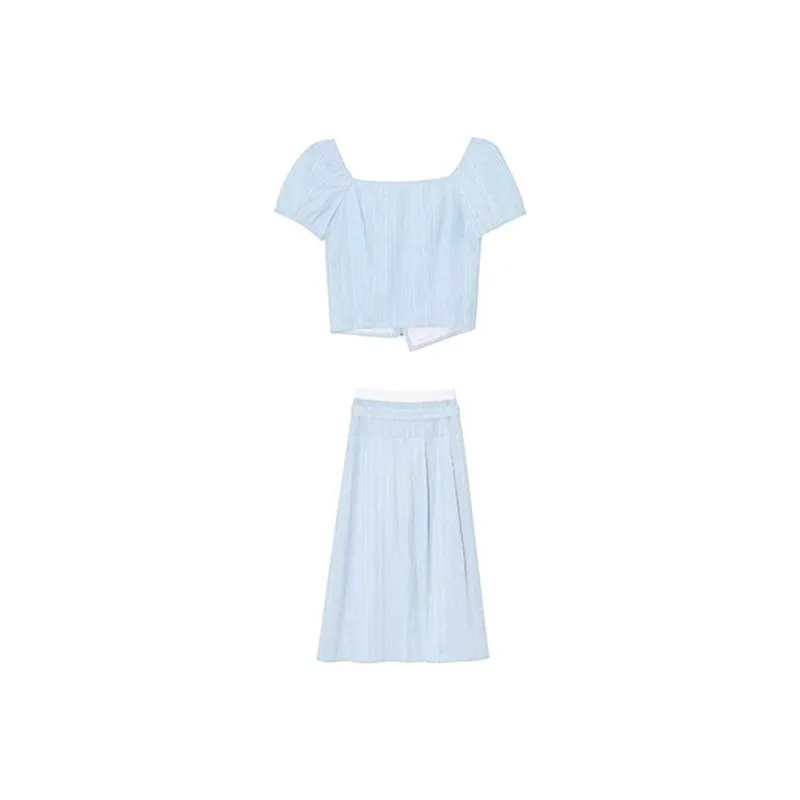 HDFULERN Two Piece Skirt Sets Women's-1
