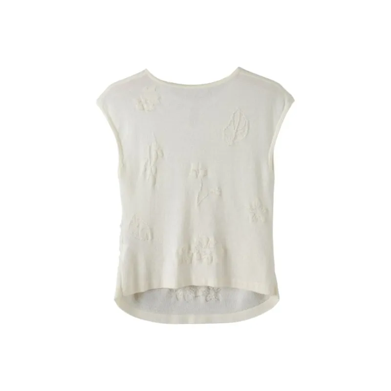 Late White Knitwear Women's Beige Apricot-1
