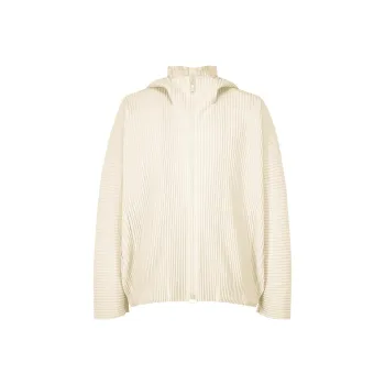 Homme Plissé Issey Miyake Jackets & Coats Men's Ivory