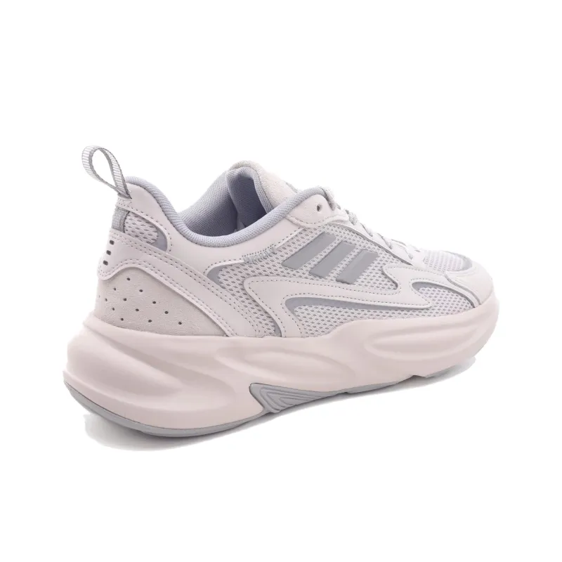 Adidas Anti Slip Wear Resistant Low Top Casual Running Shoes Unisex Light Gray-3