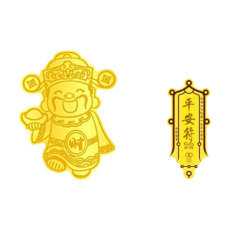 Jinghua Record Gold Pendants Unisex-17