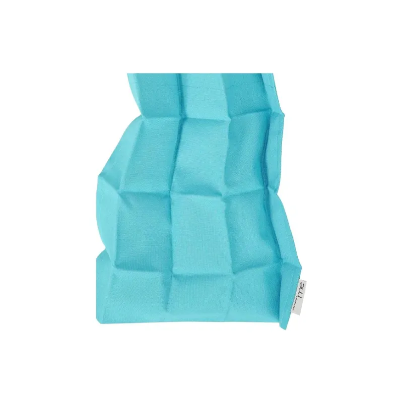 ISSEY MIYAKE Recycled Polyester Dice Pleated Shoulder Bag Women's Blue-1
