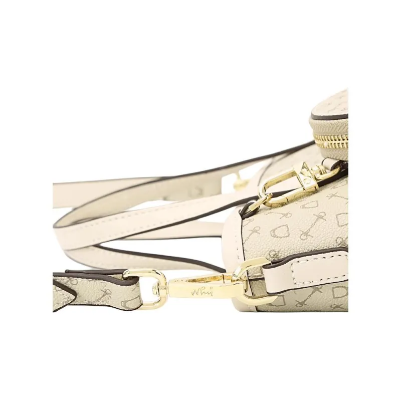 Why Artificial Leather Shoulder Bag, Crossbody Bag, Handbag Trumpets Women's Apricot With Beige/Coffee-12