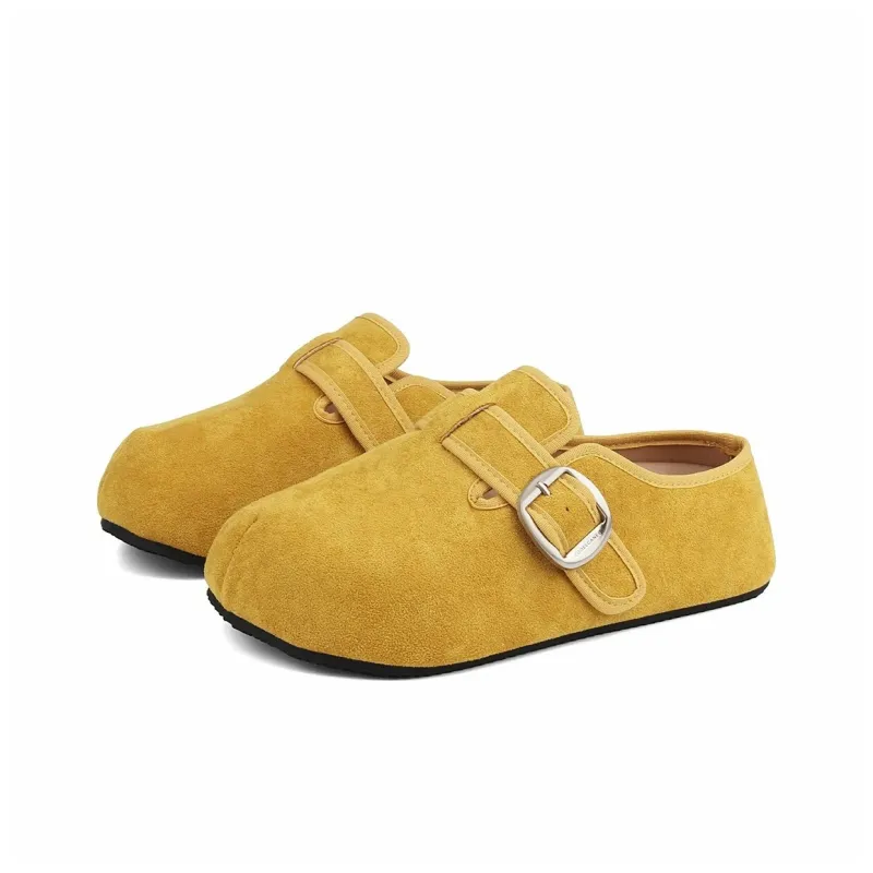 OAOQ Quiet Abrasion Resistant Slip Resistant Closed Toe Slippers Women's-0