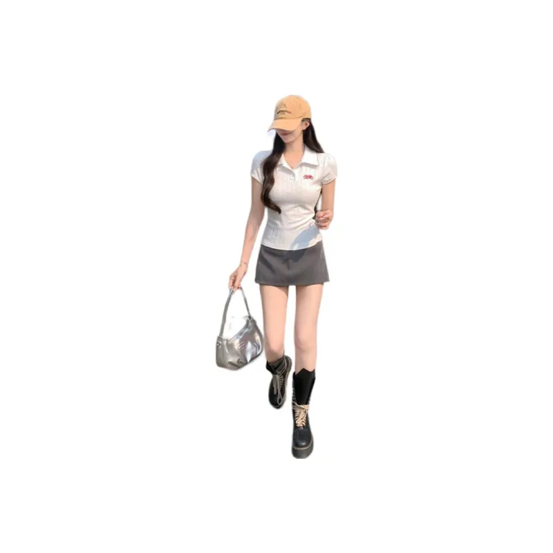 Dior Beauty Polo Shirts Women's White-0