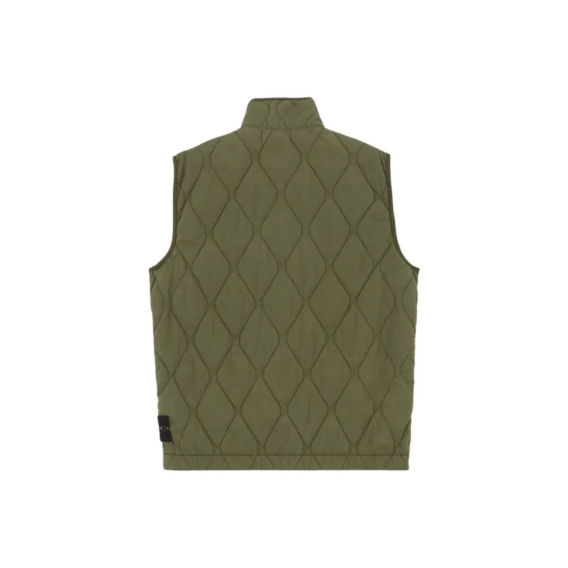 STONE ISLAND Vests Men Green-1