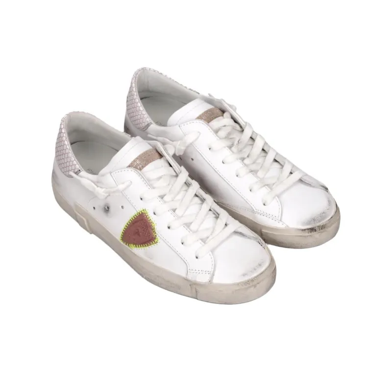 PHILIPPE MODEL Prsx Tennis Low Top Skateboard Shoes Women's White-1