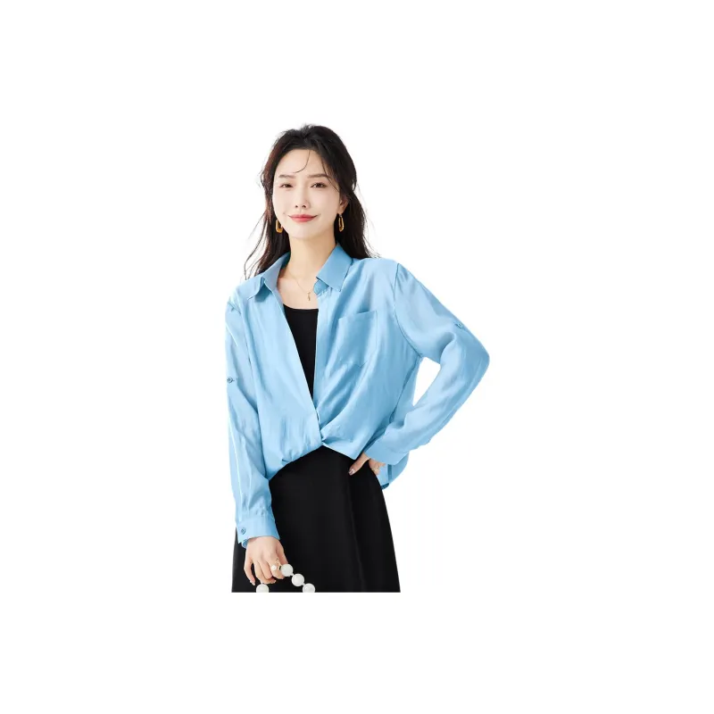 TERRE BLEUE Shirts Women's-9