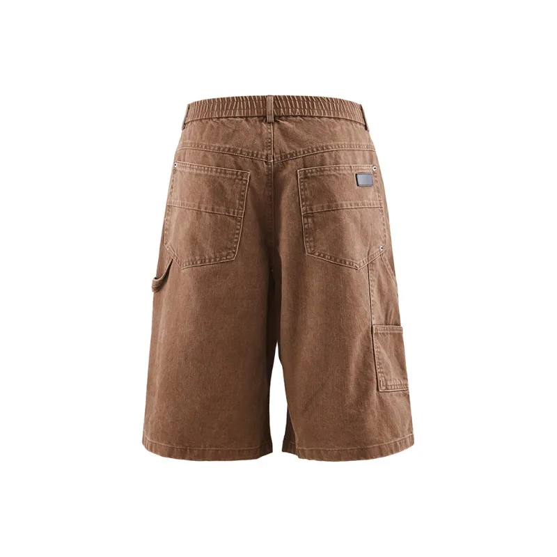 APAY Denim Shorts Unisex Coffee-1