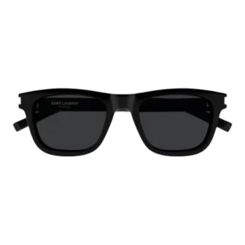 SAINT LAURENT Recycled Acetate Rectangular Sunglasses Women's Black