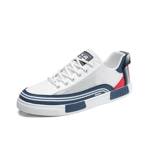BAKE Slip Resistant, Abrasion Resistant, Breathable Low Top Skateboard Shoes Men's