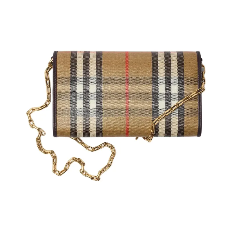 Burberry Cow Leather Crossbody Bag Regular Women's Sand-1