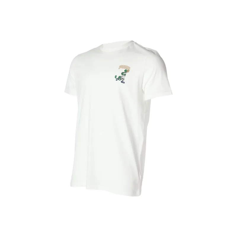 PUMA T Shirts Men White-0