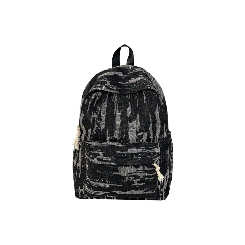 SURELAPTOP Denim Backpack Unisex Multicolor-10