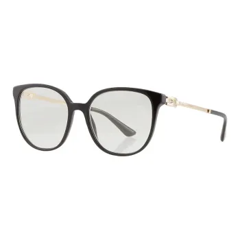 BVLGARI Plastic Irregular Shape Sunglasses Women's Black