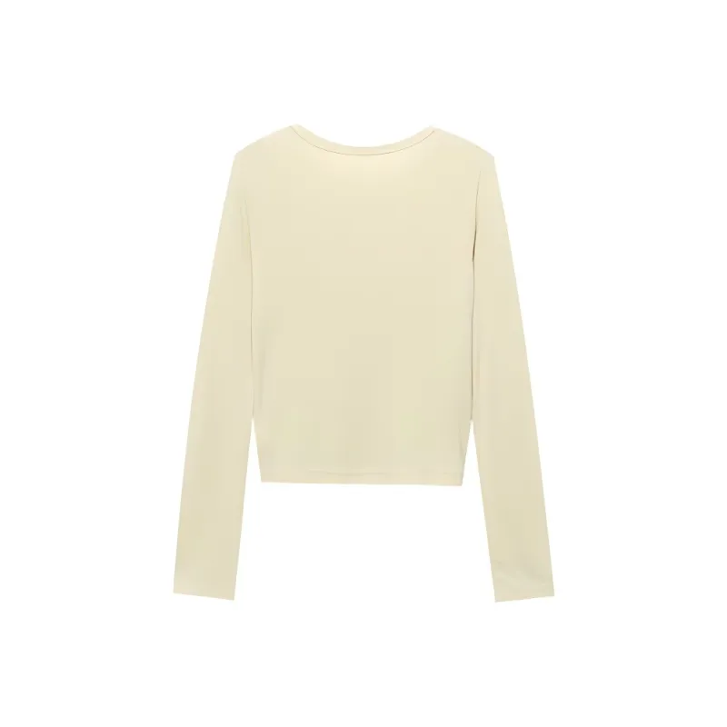 CHARM PICK T Shirts Women's Yellow-1