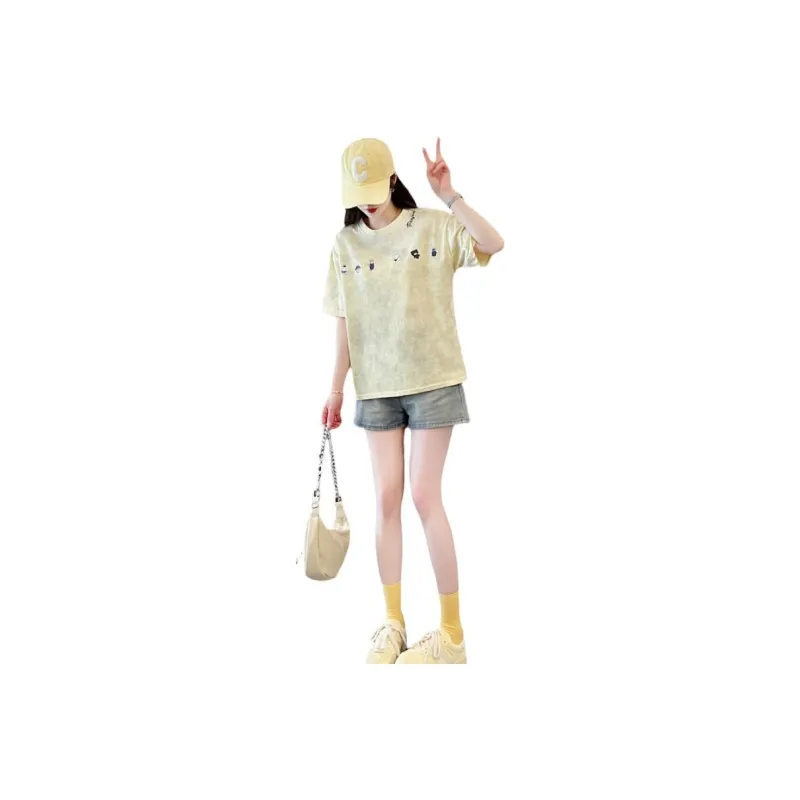 KAISER Drop Shoulder Sleeve T Shirt Women's-9