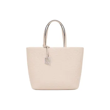 ARMANI EXCHANGEAE Polyester Tote Bag, Shopping Bag, Handbag, Shoulder Bag Women's Light Apricot