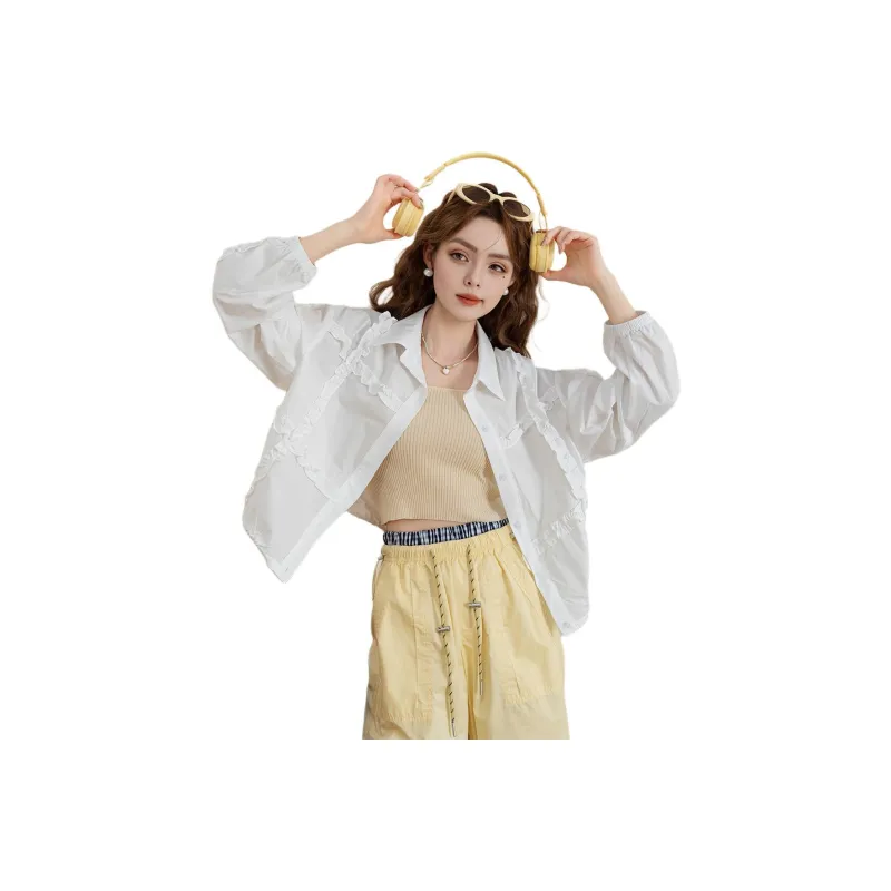 FAWENXIANGZI Spring, Fall Shirt Women's-0