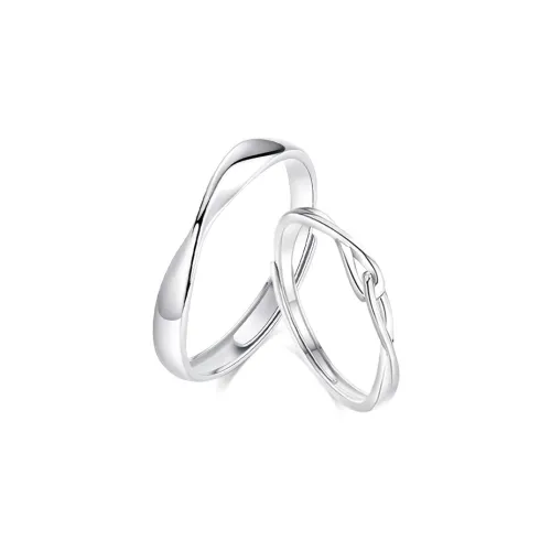 JUICY Air S999 Fine Silver Rings Unisex