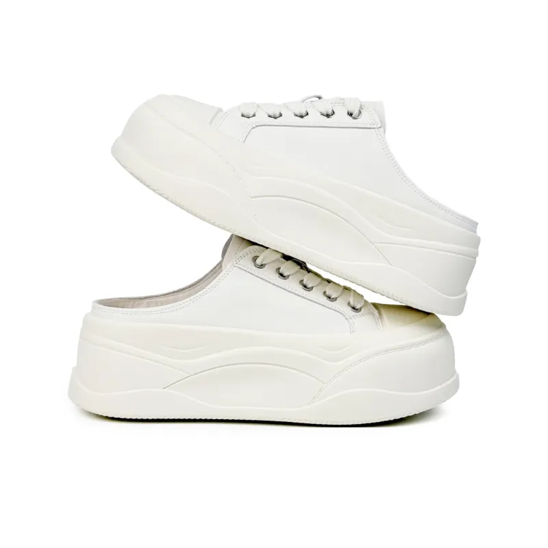 La Chapelle Slip Resistant Closed Toe Slippers Women's White-2