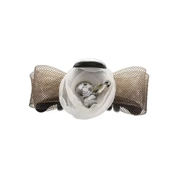 ROYALSASA Faux Crystal Hair Clips Women's
