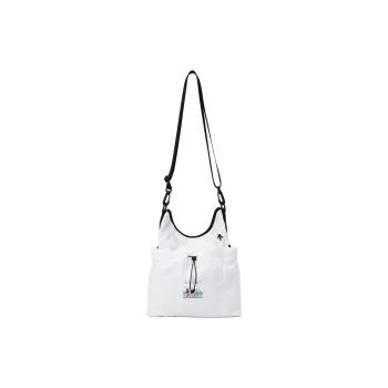 DESCENTE Artist Kim Jung Yoon Collaboration Polyester Crossbody Bag, Shoulder Bag Medium Size Unisex White