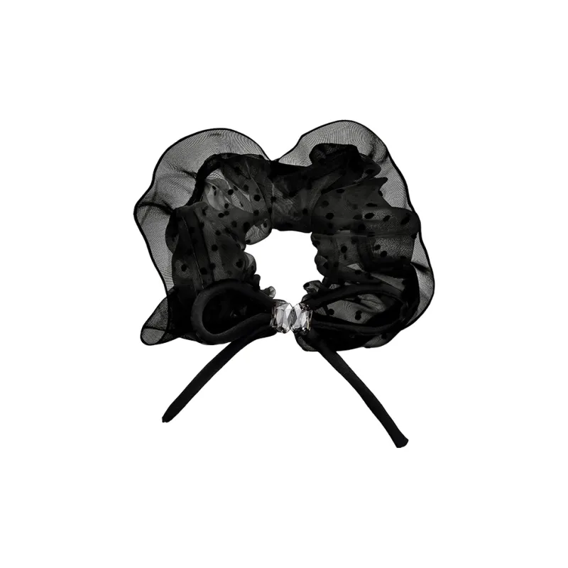 ROYALSASA Faux Crystal Hair Tie Women's-4