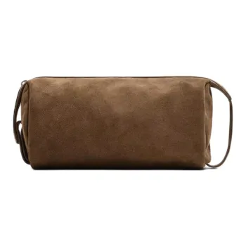 ZARA Cow Leather Clutch Men's Brown